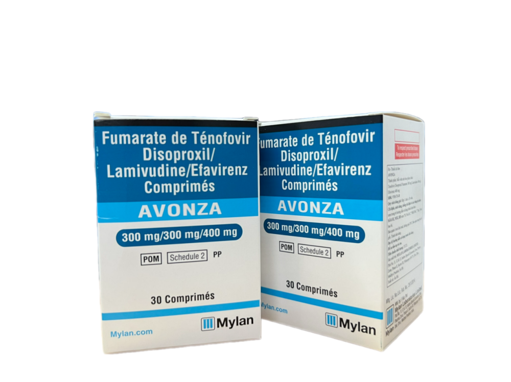 Thuốc Avonza 300mg/300mg/400mg Mylan điều trị nhiễm virus HIV (30 viên) - Image 3